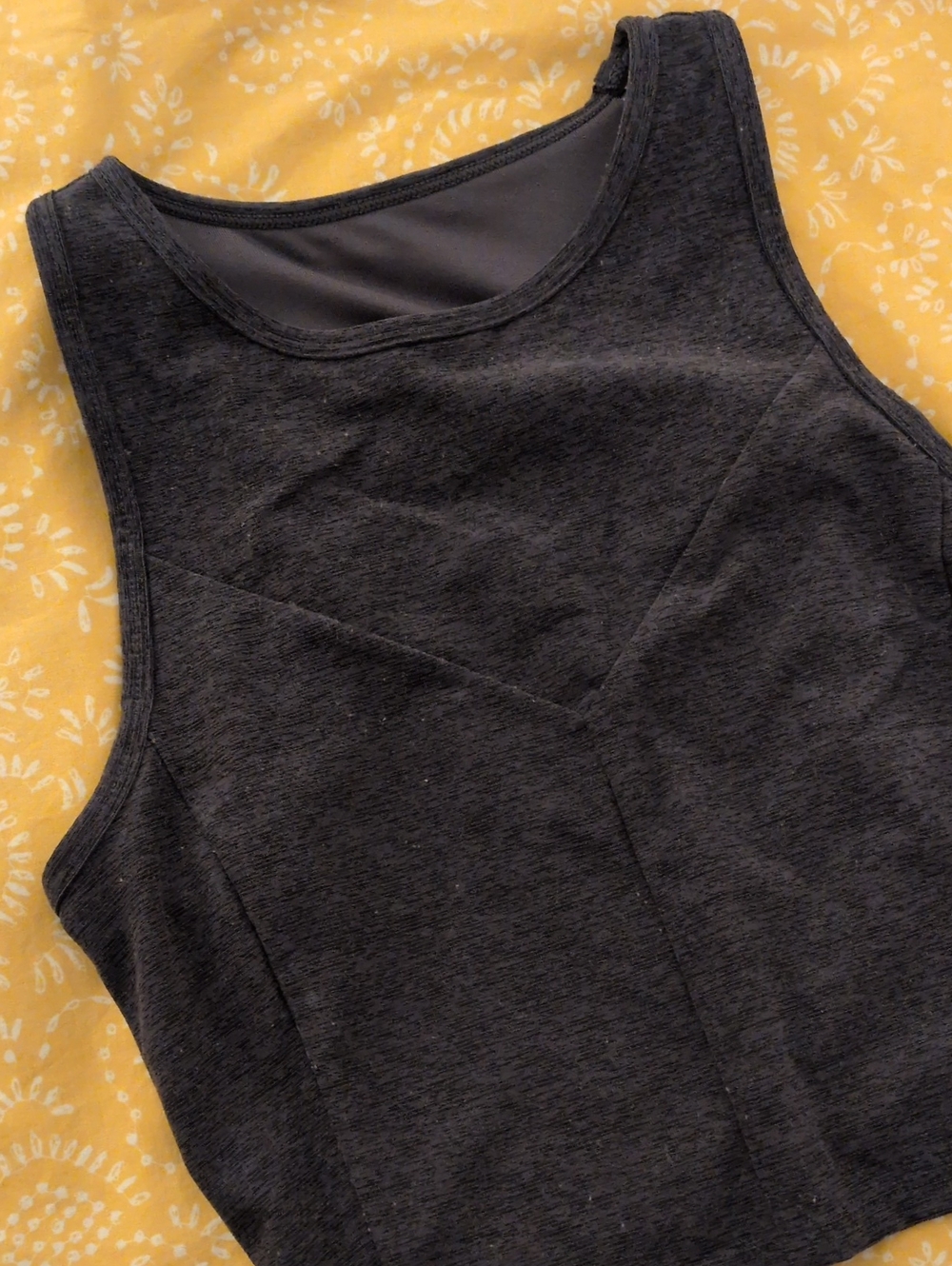 JoyLab Women’s Charcoal Gray Sleeveless Tank Top / Crop top (Size S)